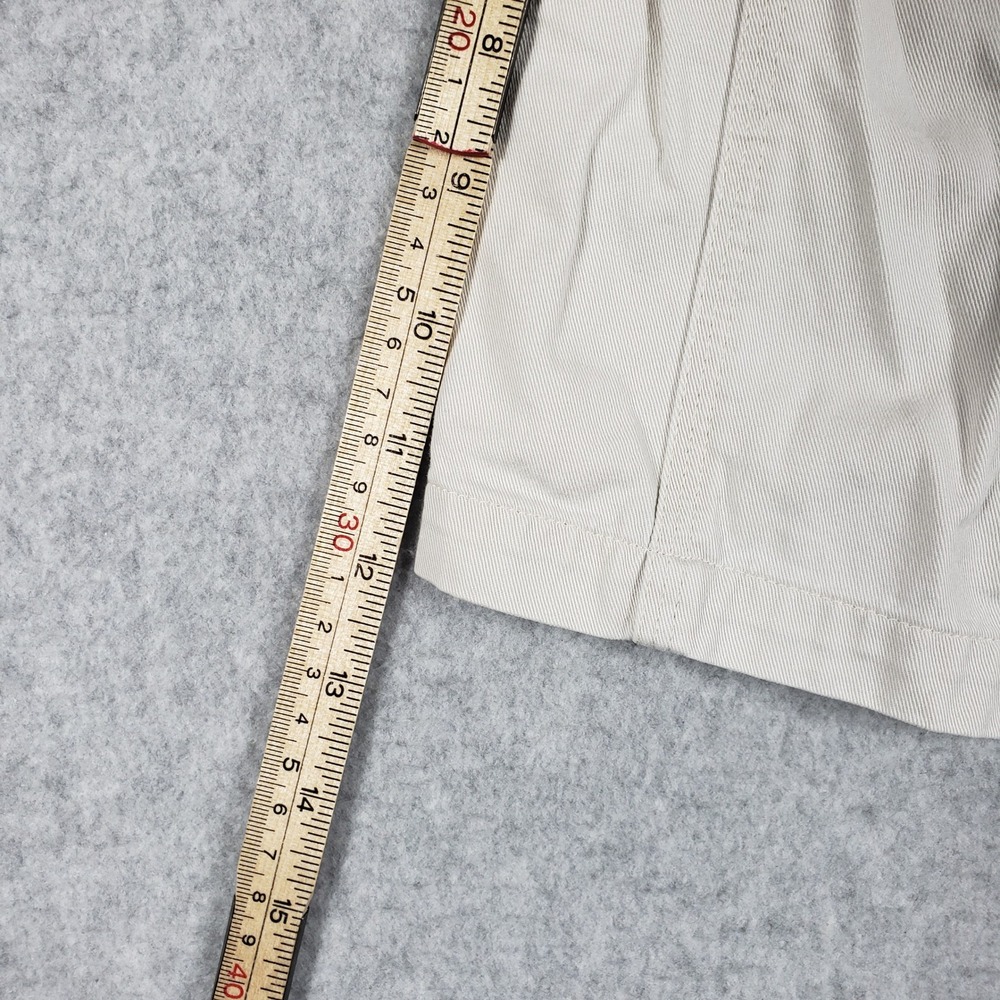 Old Navy Womens Shorts Cargo Khaki Size 6 Beige‎ Floral Embroidered Y2K Vintage - Picture 6 of 8